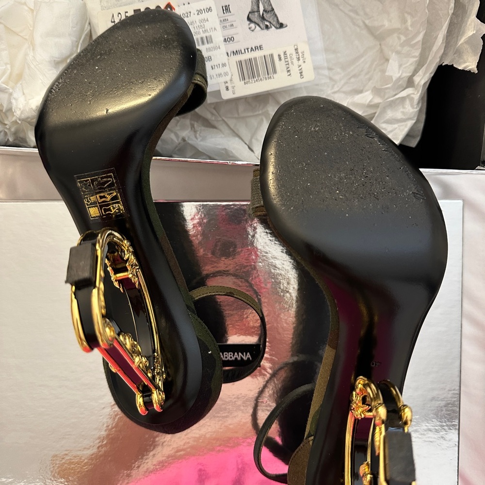 Dolce & Gabbana Military Heels 40 - Picture 4 of 7